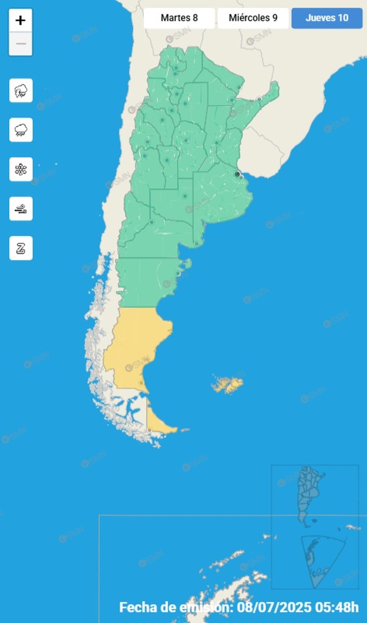 Estas son las zonas afectadas Estas son las zonas afectadas