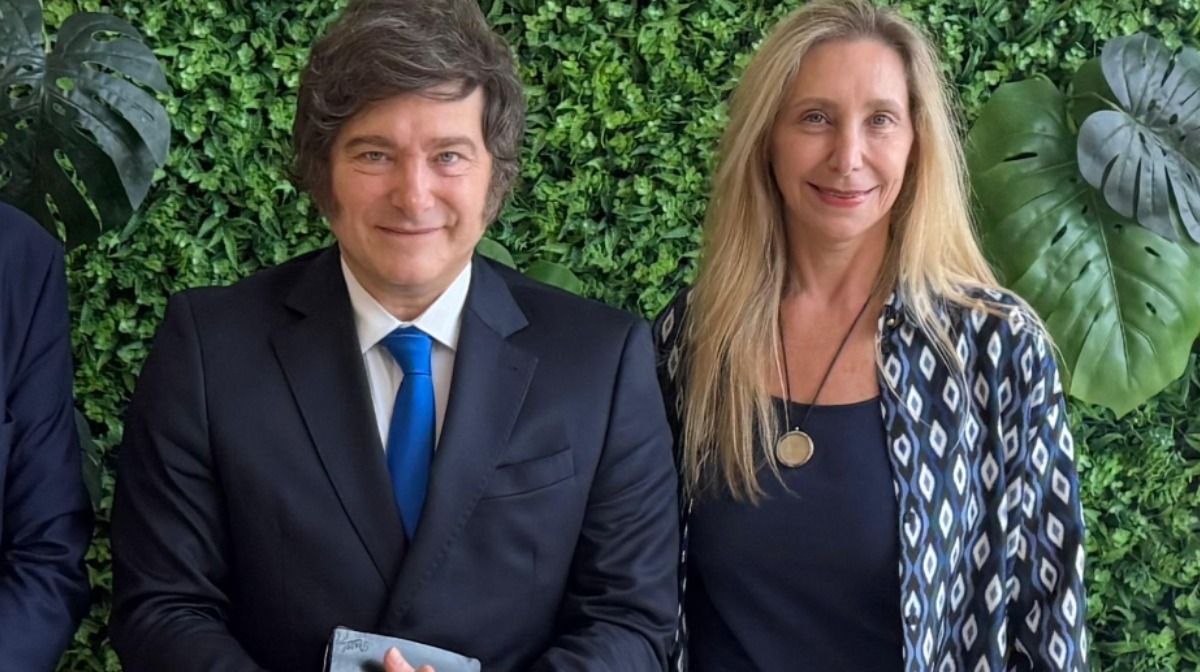 Javier Milei y su hermana Karina. Javier Milei y su hermana Karina. 