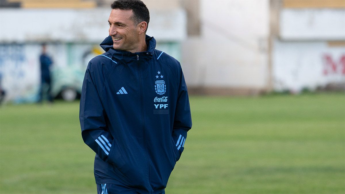 Lionel Scaloni, el técnico de la Selección argentina.