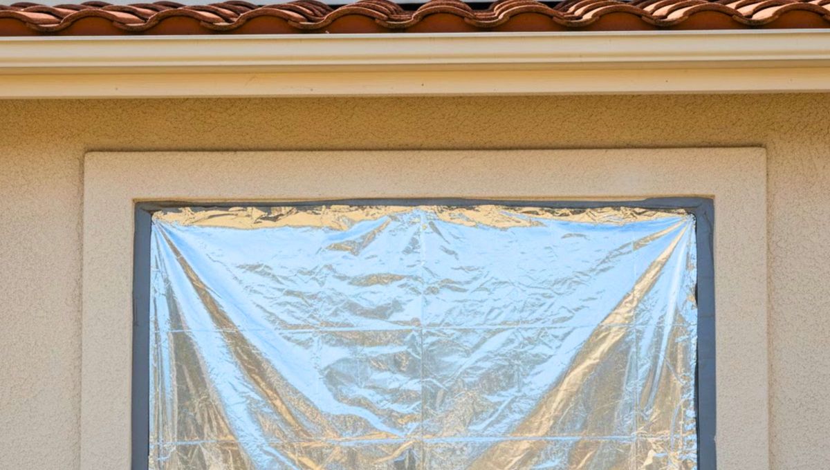 Para una casa fresca solo necesitas poner papel aluminio en las ventanas. Para una casa fresca solo necesitas poner papel aluminio en las ventanas.