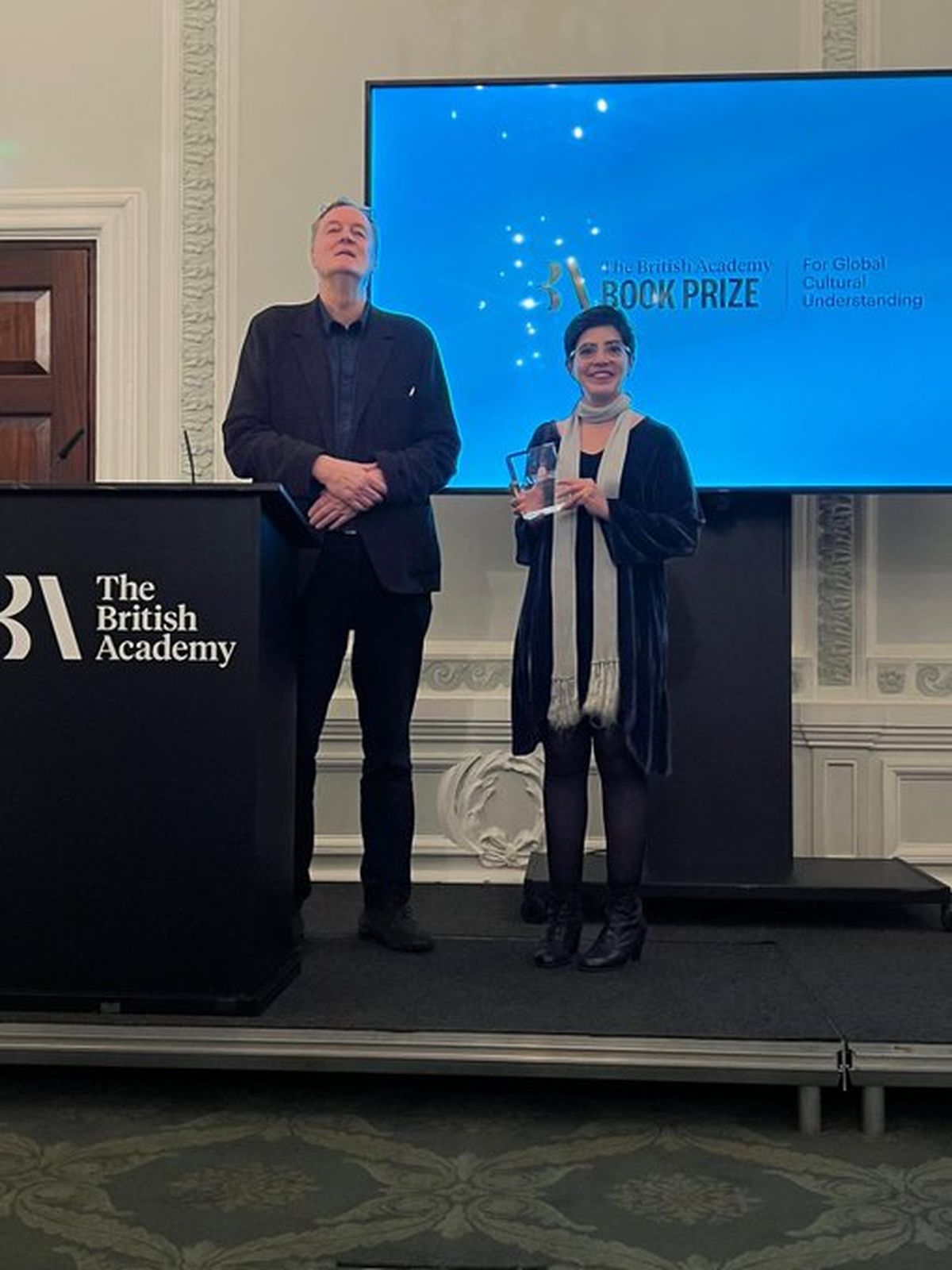 Octubre de 2022. Alia Trabucco premiada por Las Homicidas.