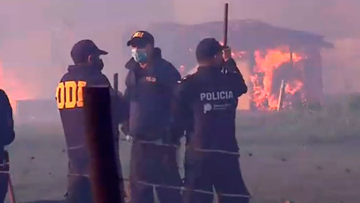 Desalojaron el predio de Guernica y hay 35 detenidos