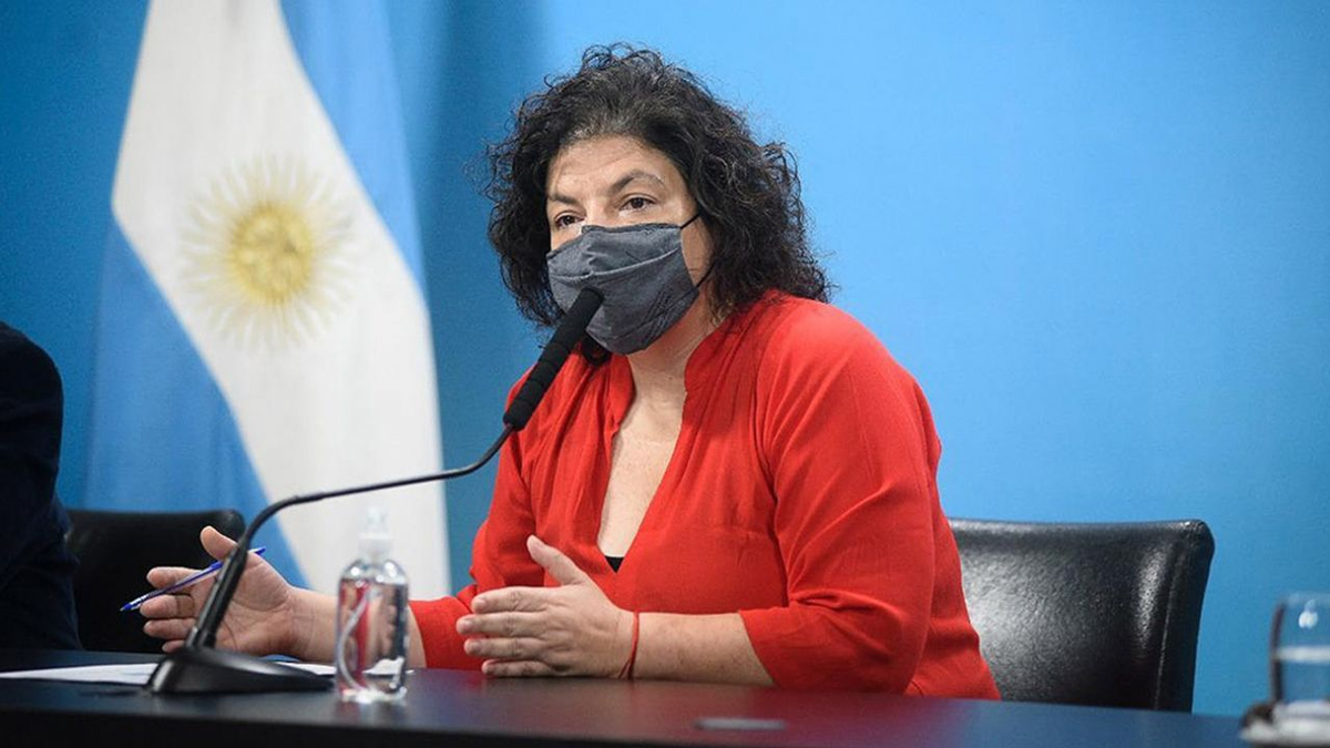 La ministra de Salud de la Nación, Carla Vizzotti, hizo varios anuncios, entre ellos sobre el uso de barbijo obligatorio