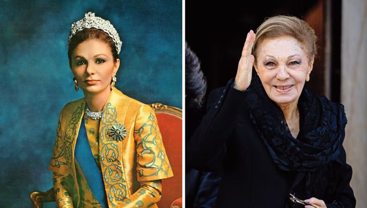 Antes y después de Farah Pahlaví.