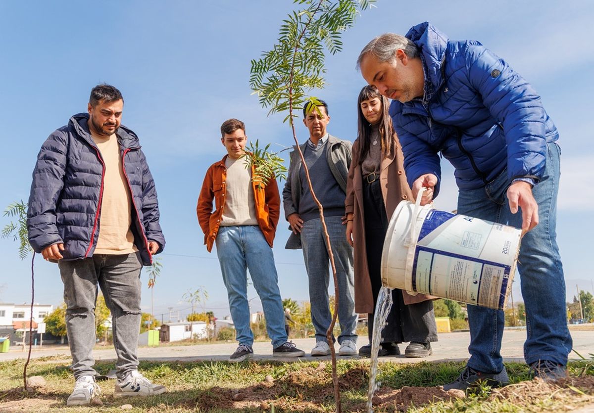 Maipú celebró el Día de la Tierra con una plantación de árboles. Maipú celebró el Día de la Tierra con una plantación de árboles.