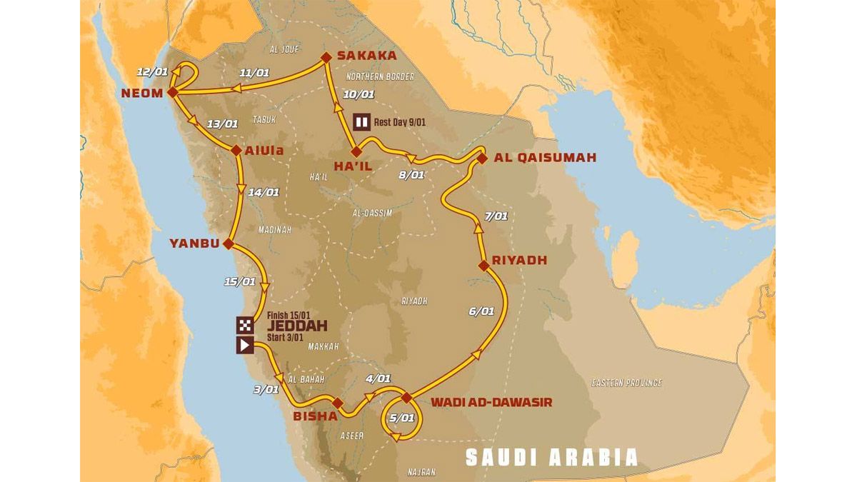 El Dakar modificó algunos tramos de su recorrido
