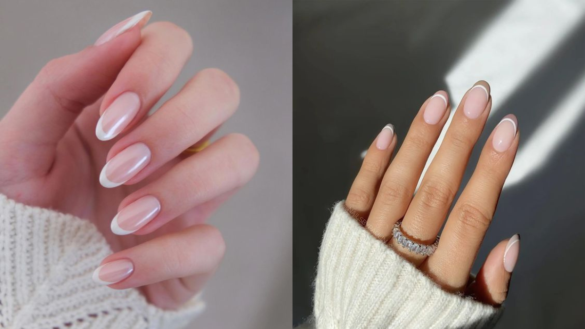 Francesitas con uñas más largas y más cortas dependiendo tu estilo. Francesitas con uñas más largas y más cortas dependiendo tu estilo.