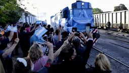 El arribo del Tren Sanitario de la Nación a Palmira.