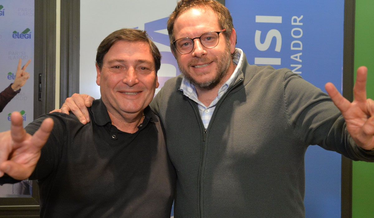 Omar Parisi y Lucas Ilardo, los candidatos del peronismo para las elecciones 2023.