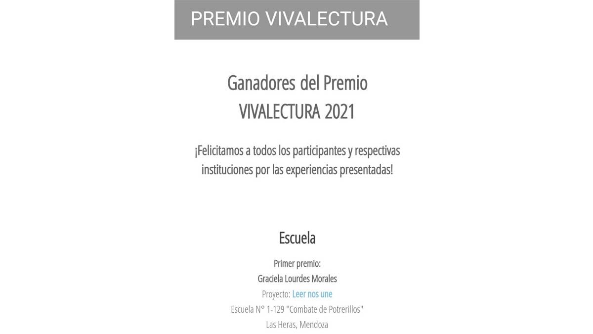 Los chicos lectores de Uspallata ganaron un concurso