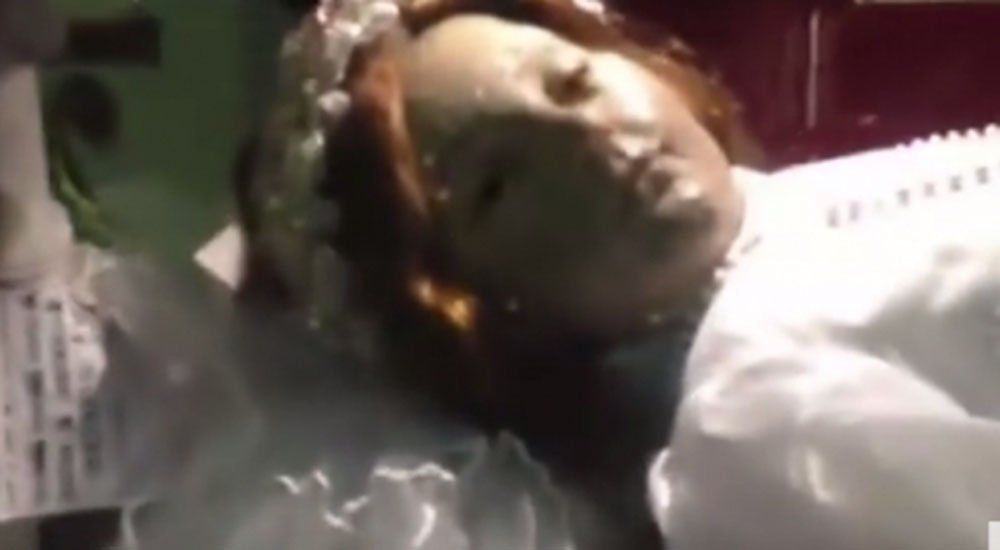 Video: Santa Inocencia despierta y aterró a un turista