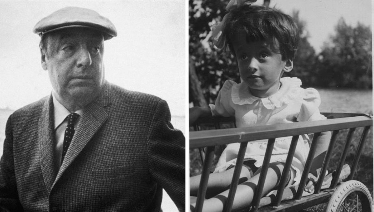 Pablo Neruda: la hija que abandonó en la calle por padecer hidrocefalia