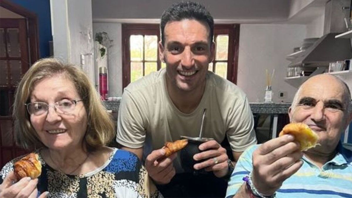 Scaloni recibió el 2026 de una manera particular: las fotos que se viralizaron
