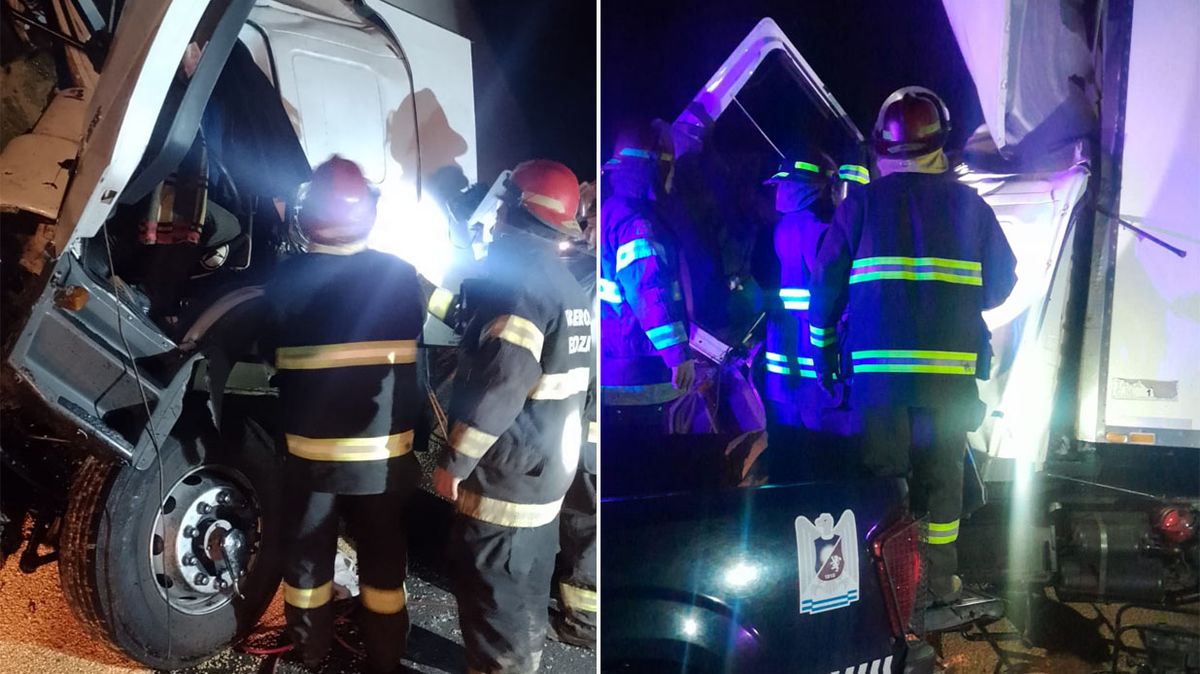 La Policía cortó el ingreso a Mendoza por el Arco Desaguadero por un choque entre dos camiones. Imagen ilustrativa.