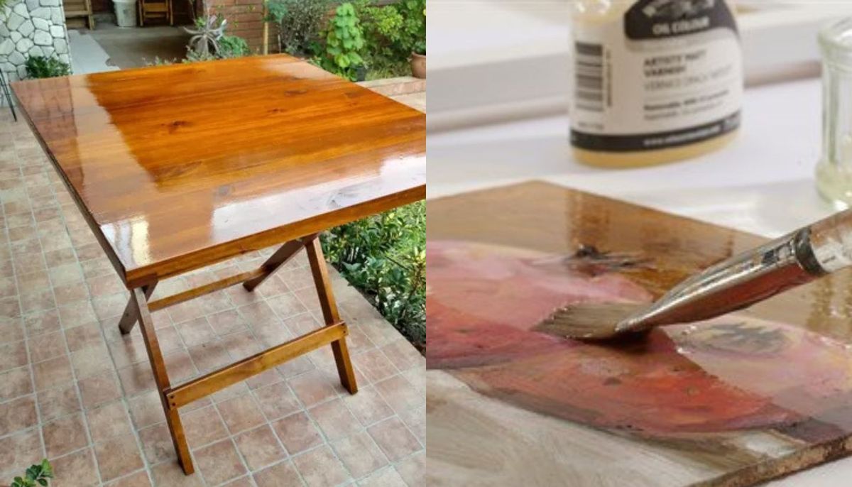 El barniz le da un mejor acabado a muebles, pinturas, manualidades y más. El barniz le da un mejor acabado a muebles, pinturas, manualidades y más.