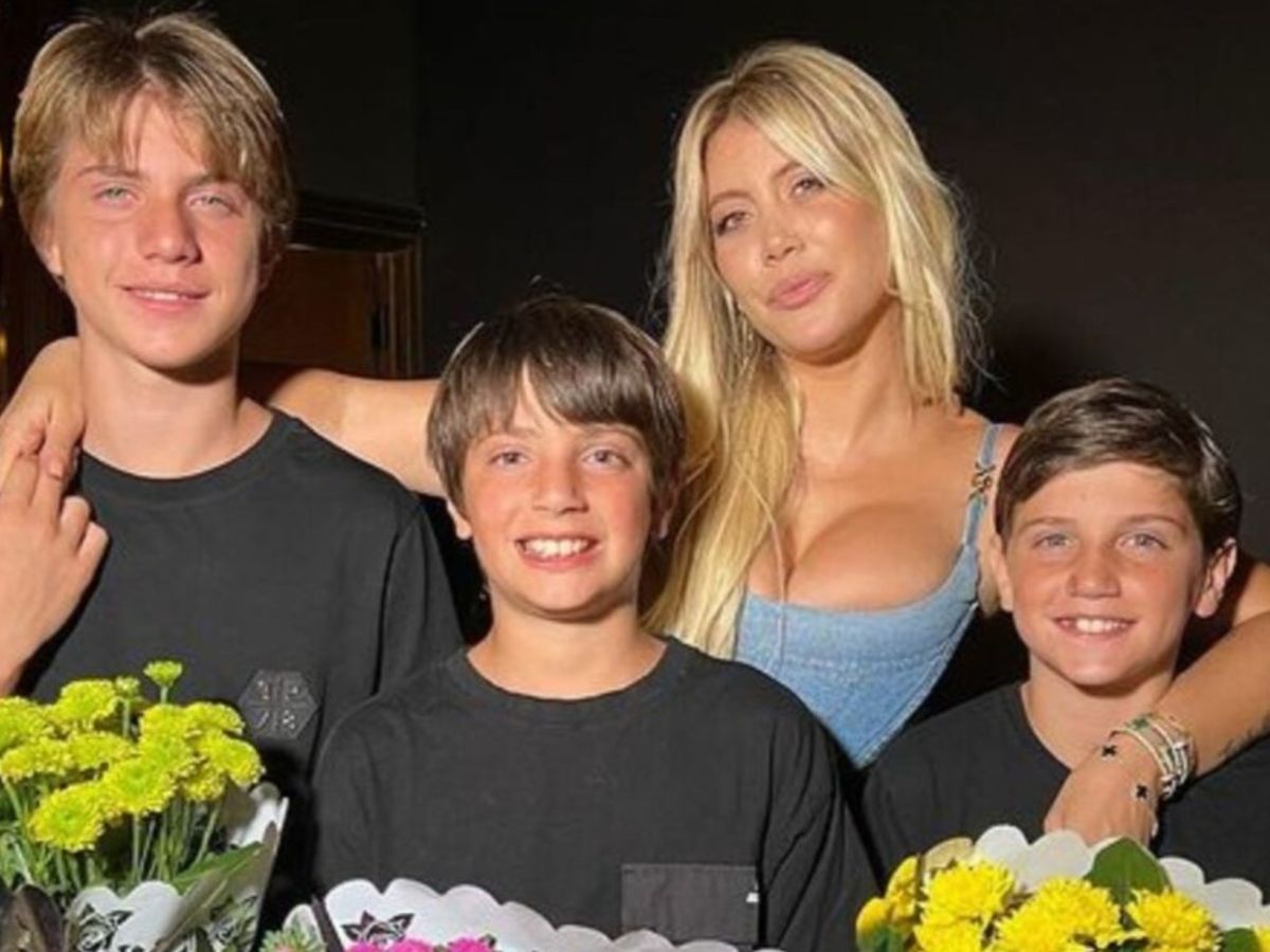 ¡Impactante! Uno de los hijos de Wanda Nara quiso intervenir y usar su fuerza para defender a sus hermanas