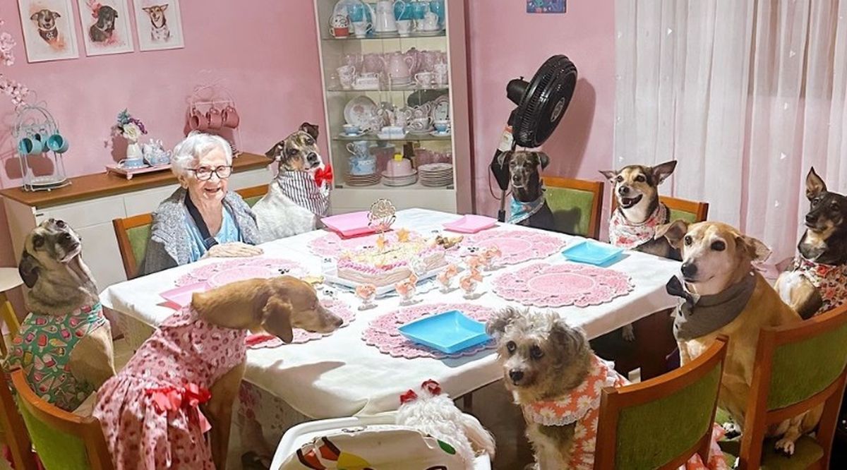 María celebró su cumpleaños con quienes más ama.