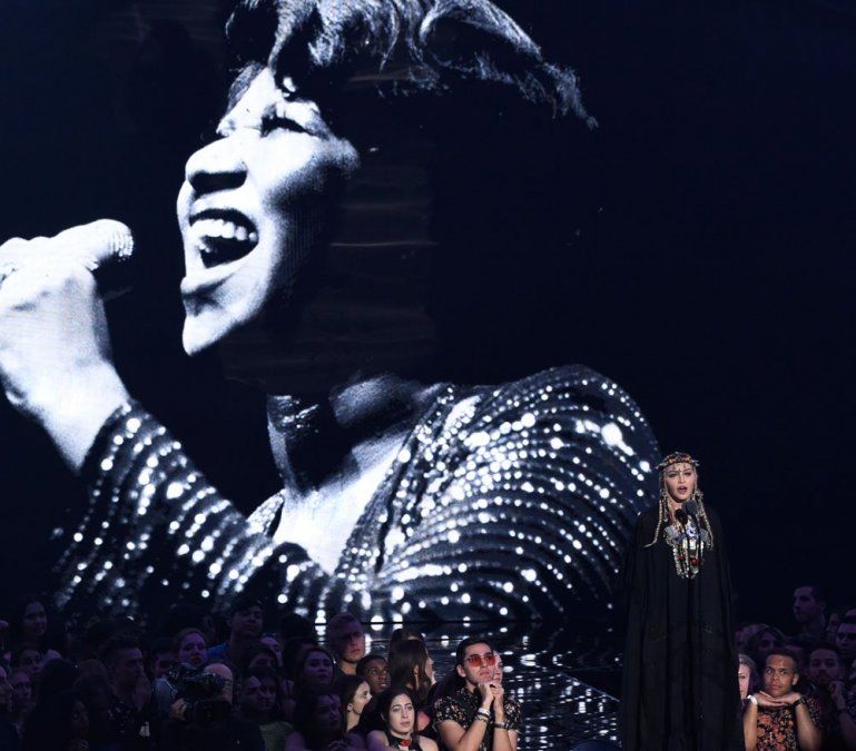 Madonna y su homenaje a Madon... perdón, a Aretha Franklin