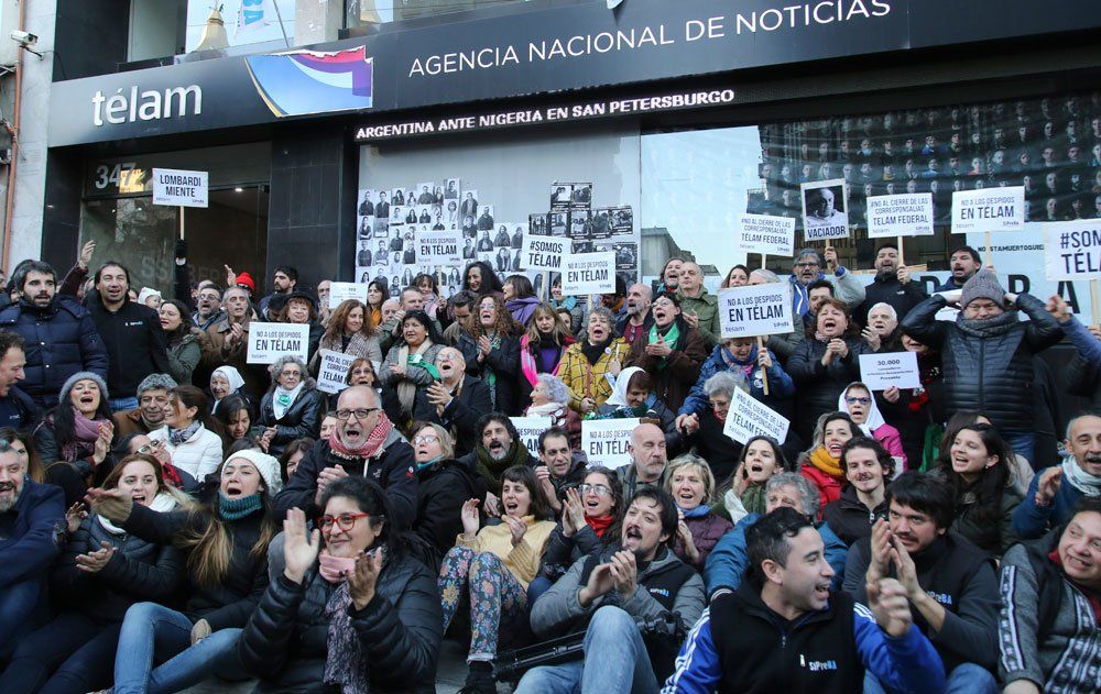 Esperan un fallo por los 354 despidos en la agencia Télam