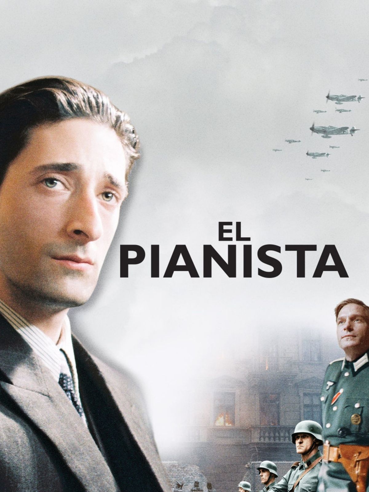 Una obra maestra del cine. El pianista con Adrien Brody, es una joya del cine, ganadora de 3 Premios Oscar. Una obra maestra del cine. El pianista con Adrien Brody, es una joya del cine, ganadora de 3 Premios Oscar.