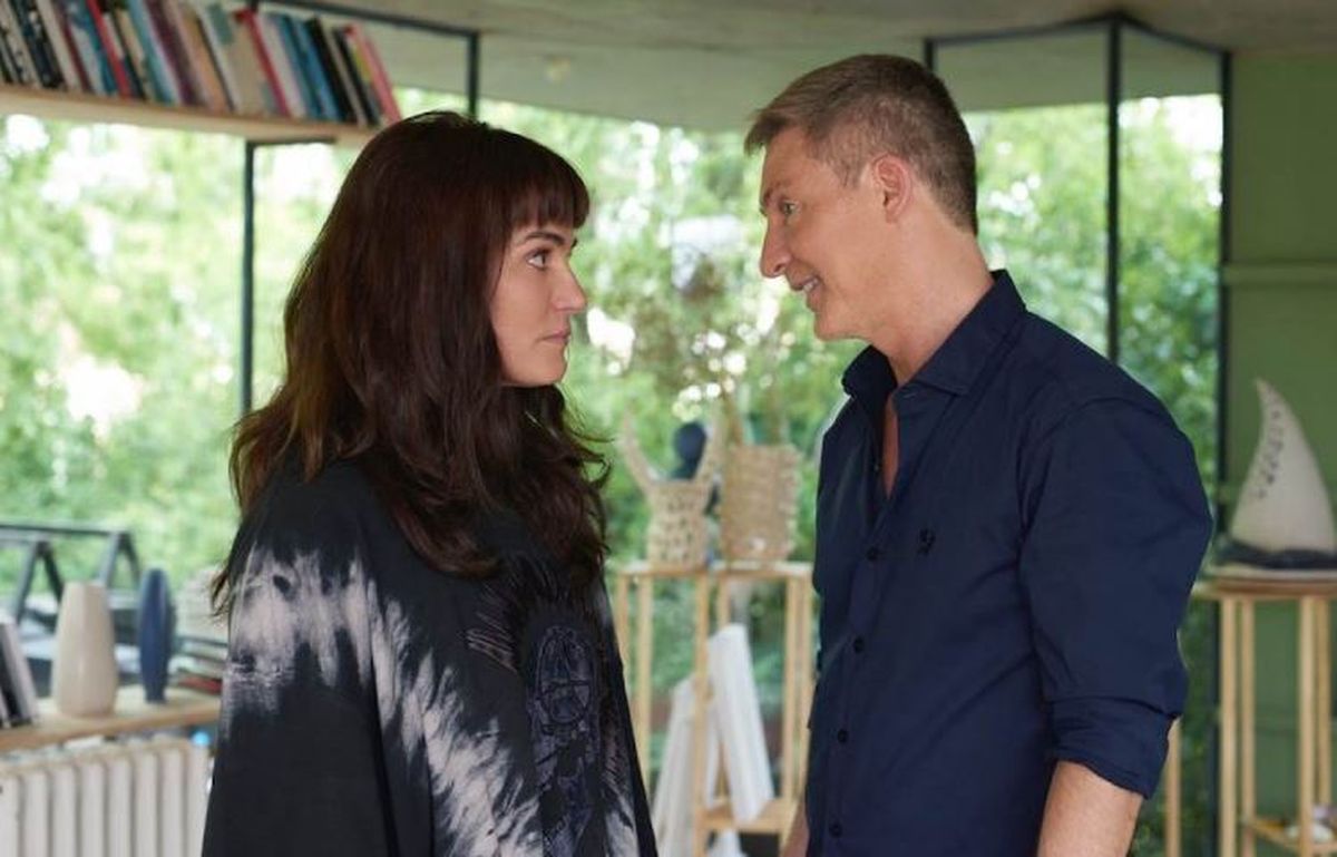 Pilar Gamboa y Adrián Suar en "30 noches con mi ex". Pilar Gamboa y Adrián Suar en "30 noches con mi ex". 