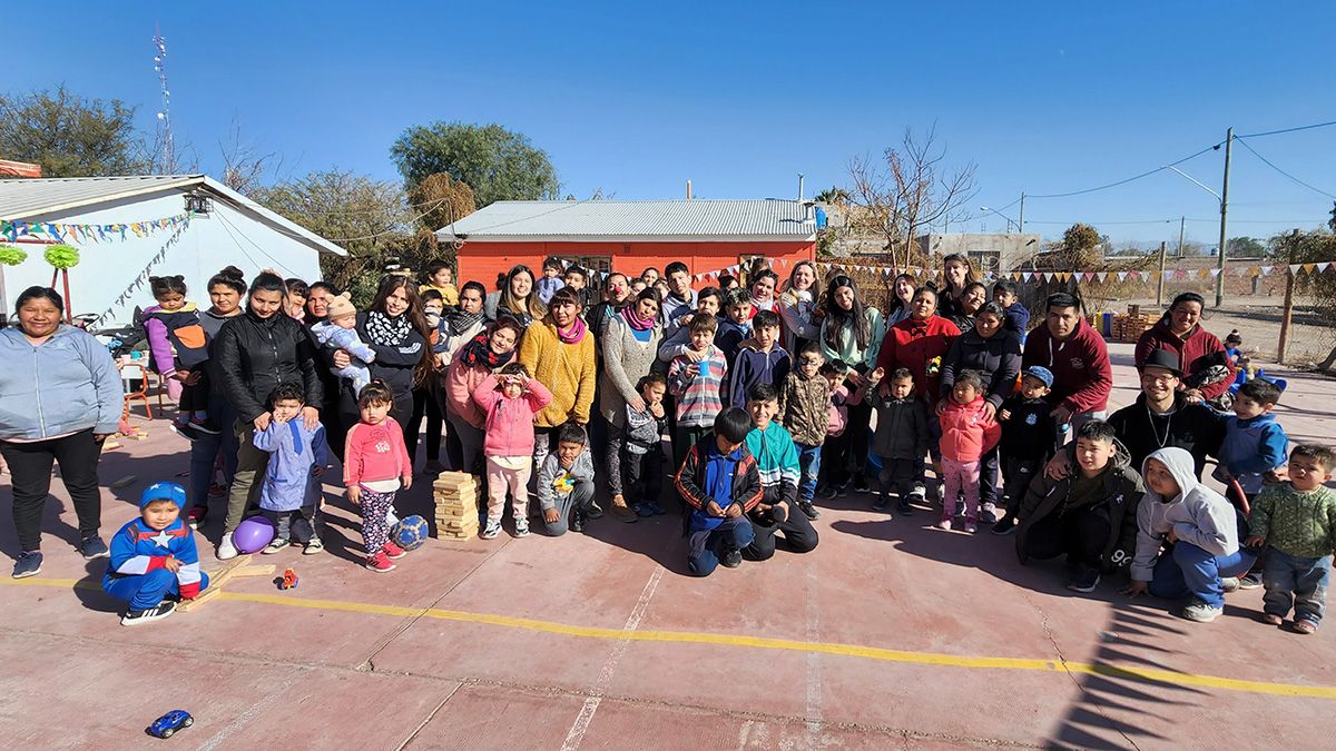 La alegría de los más pequeños en uno de los últimos festejos del Día del Niño que organizó la Fundación.