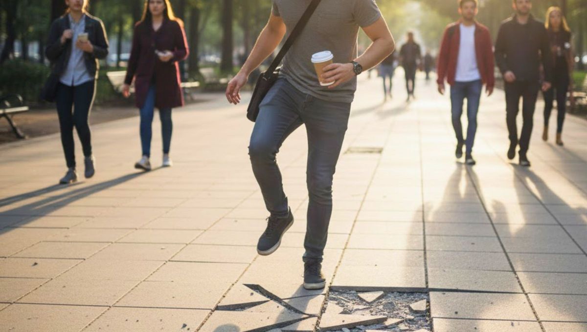 Muchas personas evitan pisar las veredas rotas. Muchas personas evitan pisar las veredas rotas.