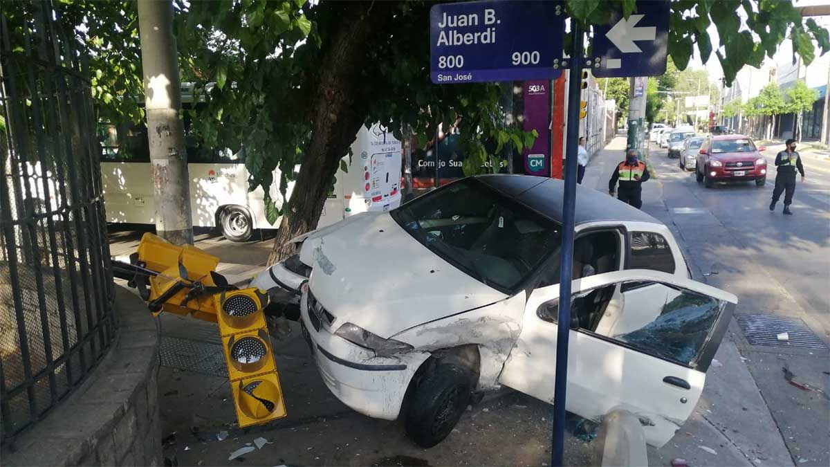 El accidente ocurrió en Guaymallén