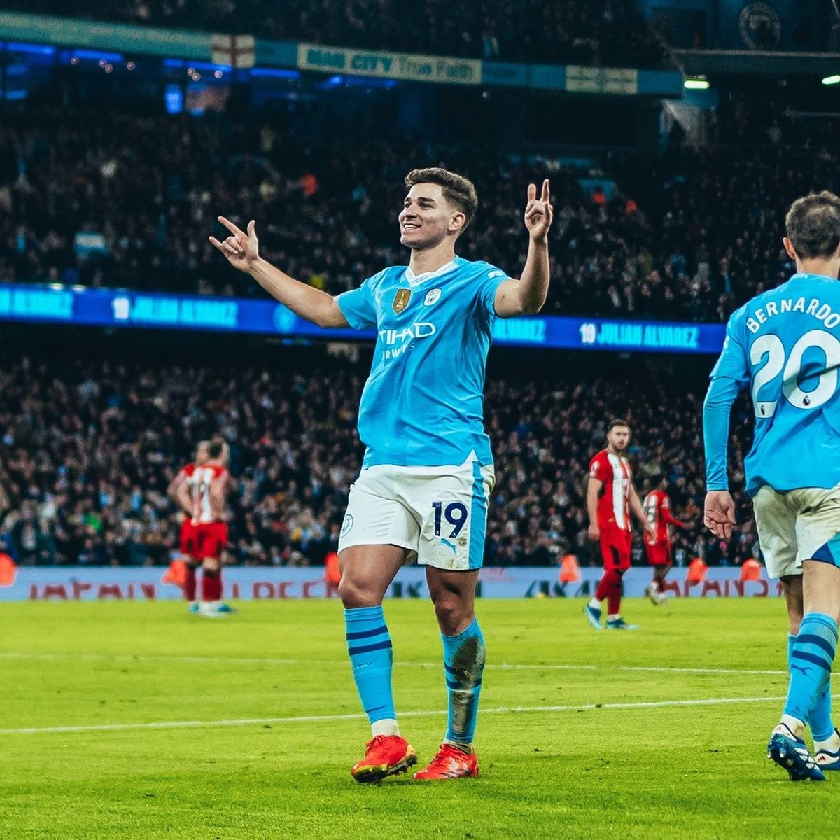 Julián Álvarez marcó el segundo gol del Manchester City Julián Álvarez marcó el segundo gol del Manchester City
