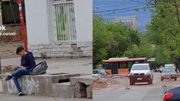 Viral de chico despistado en Mendoza.&nbsp;