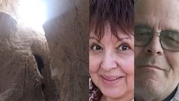 Los investigadores no descartan que Juan Morales y Pedro Kreder, pareja de jubilados desaparecidos de Chubut, hayan caído a un sumidero cuando buscaban ayuda, luego de quedar atascados con su camioneta en el Cañadón de Visser. Los investigadores no descartan que Juan Morales y Pedro Kreder, pareja de jubilados desaparecidos de Chubut, hayan caído a un sumidero cuando buscaban ayuda, luego de quedar atascados con su camioneta en el Cañadón de Visser.