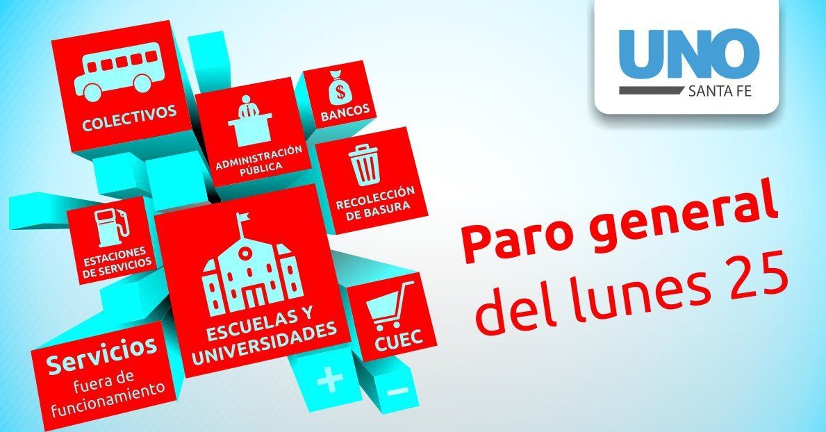 ¿Quiénes se adhieren en la ciudad al paro nacional del lunes 25 de junio?