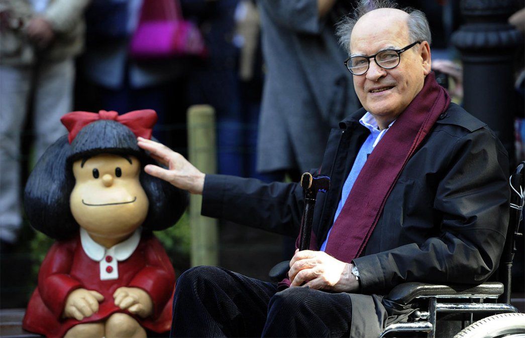Quino, creador de Mafalda, es uno de los artistas más importantes que dio Mendoza.