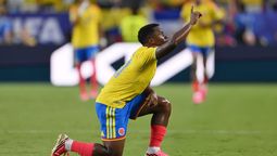 Arias hizo el gol de Colombia.