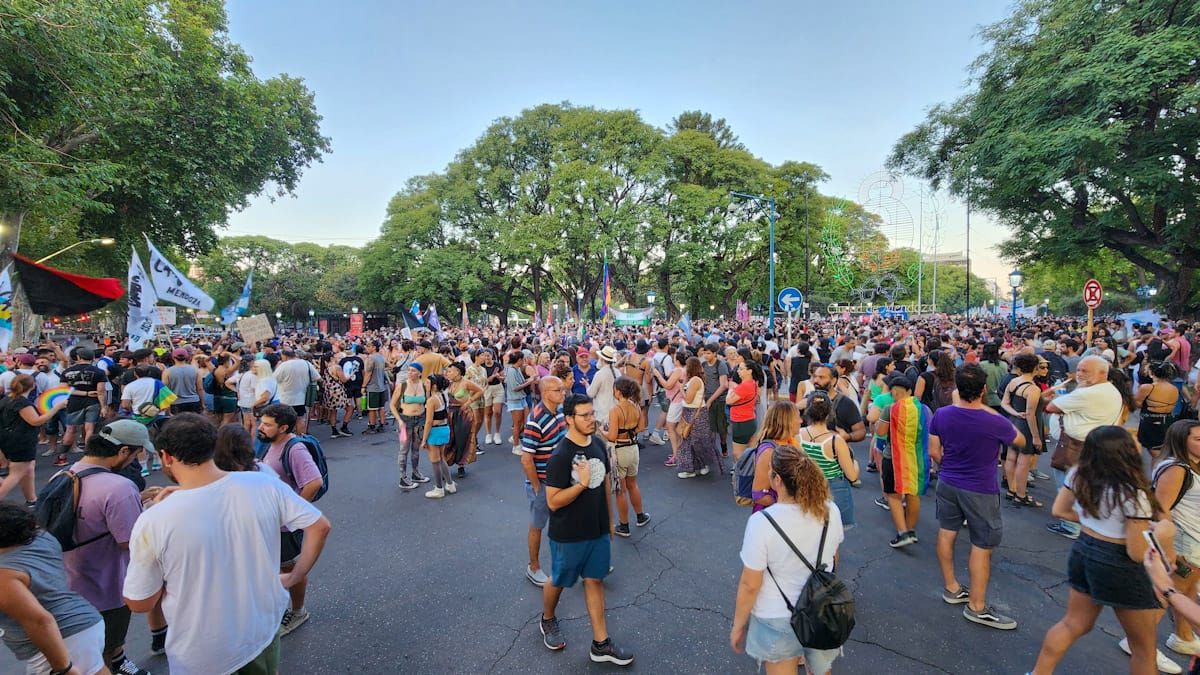 La marcha "antifascista" del sábado en Mendoza. La marcha "antifascista" del sábado en Mendoza.