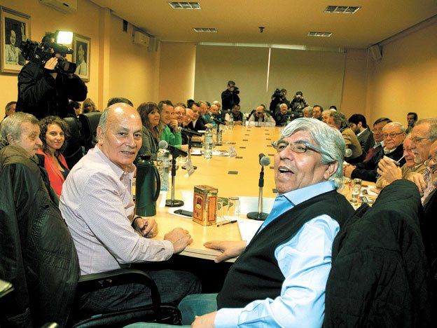 Reclamo y amenaza de paro de la CGT de Hugo Moyano