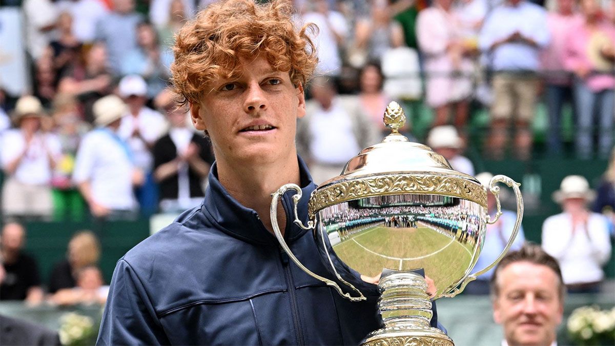Jannik Sinner ocupa el número 1 del ranking mundial ATP.