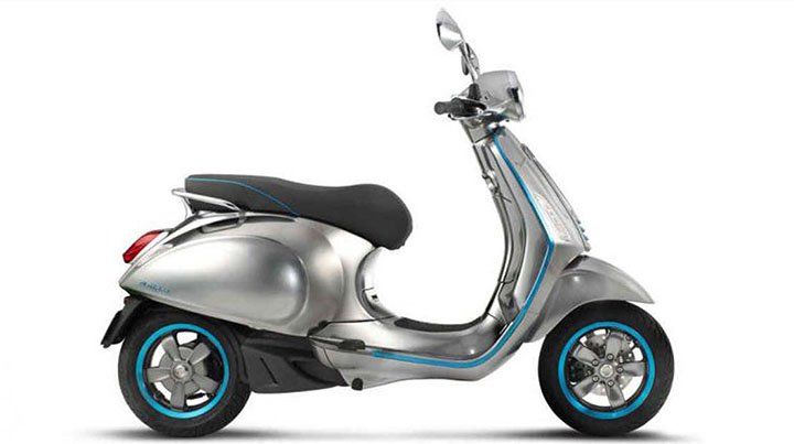 Vespa presentó su moto eléctrica