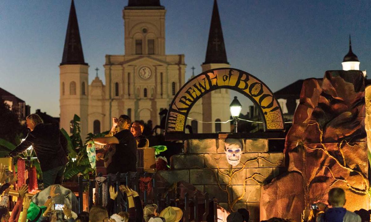 Nueva Orleans celebra el desfile "Krewe of Boo Parade" en Halloween. Nueva Orleans celebra el desfile "Krewe of Boo Parade" en Halloween. 