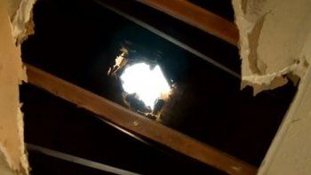 Misterioso bloque de hielo les hizo pegar un susto bárbaro