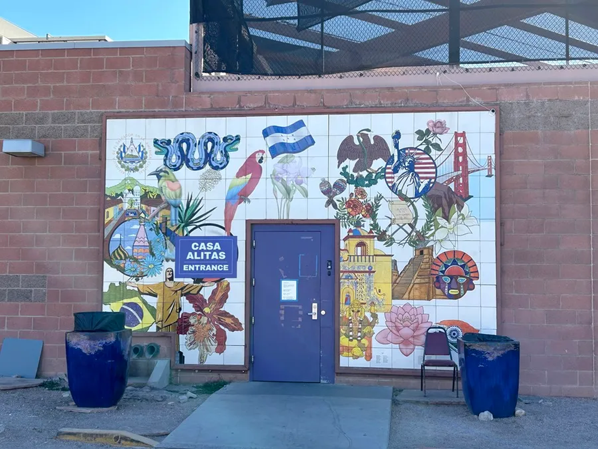 El albergue Casa Alitas, en Tucson, Arizona en Estados Unidos. Crédito: EFE/María León. El albergue Casa Alitas, en Tucson, Arizona en Estados Unidos. Crédito: EFE/María León.