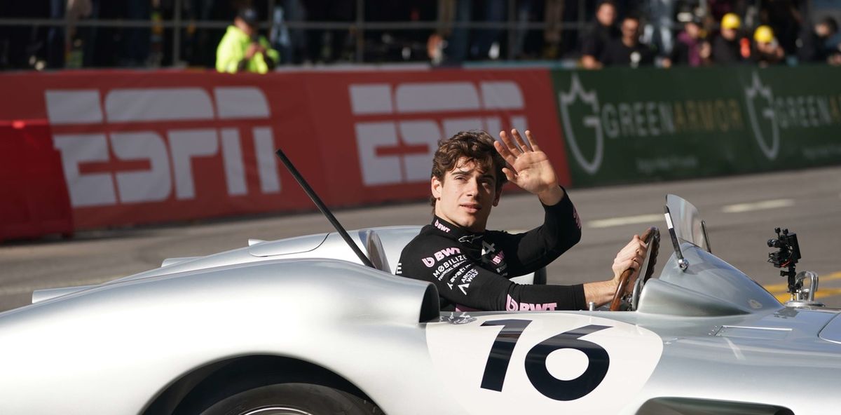 Franco Colapinto en una presentación histórica en Buenos Aires.