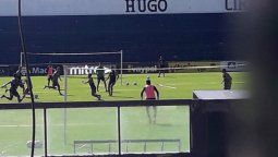 La Lepra se entrenó con normalidad en el Gargantini