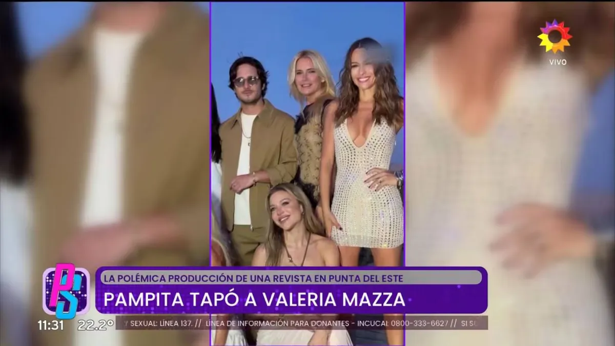Pampita tapó a Valeria Mazza y explotó todo. Pampita tapó a Valeria Mazza y explotó todo.