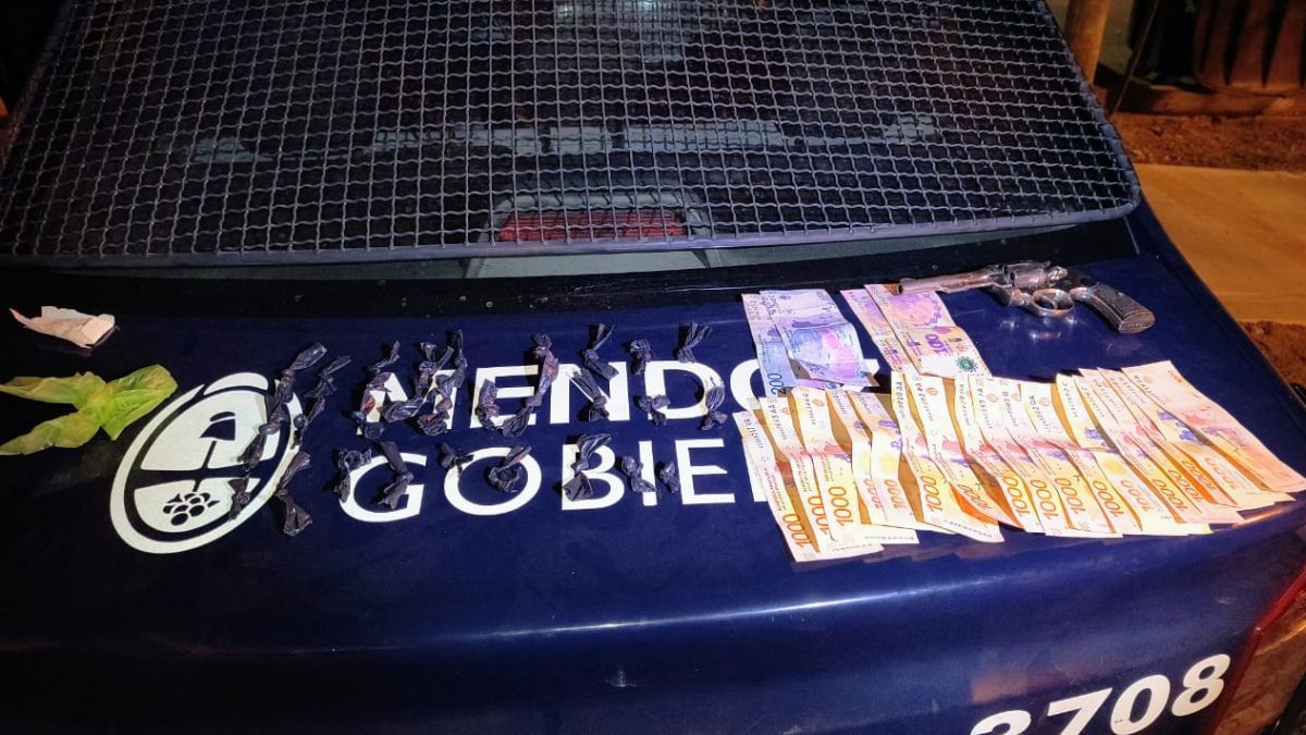 En el auto se secuestró una mochila con dinero en efectivo y 29 envoltorios de cocaína.&nbsp;