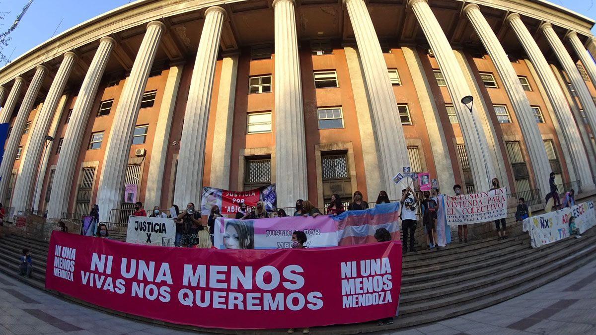 Ni Una Menos estuvo presente en la marcha.