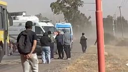 Las fuertes ráfagas del Zonda afectaron la visibilidad en la ruta 24. Hubo un choque múltiple en Lavalle.