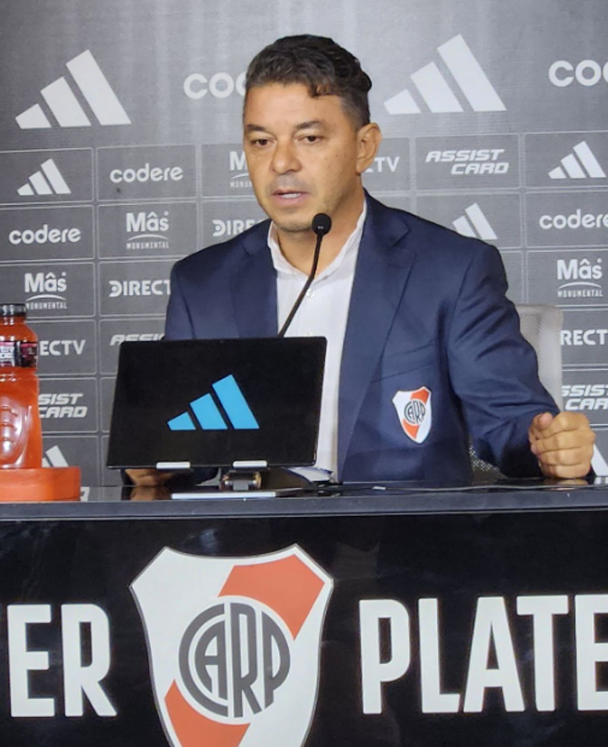 Marcelo Gallardo exigió a Franco Mastantuono, la figura de River ante Atlético Tucumán.