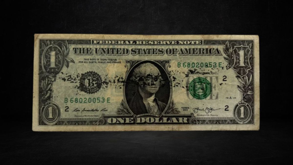 Este billete de 1 dólar tiene un impactante precio.