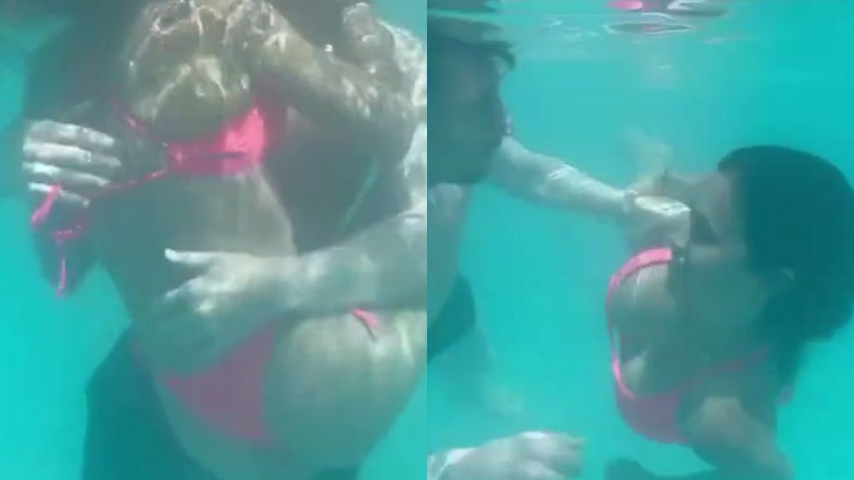 Lionel Messi y Antonela Roccuzzo calentaron el agua de Miami